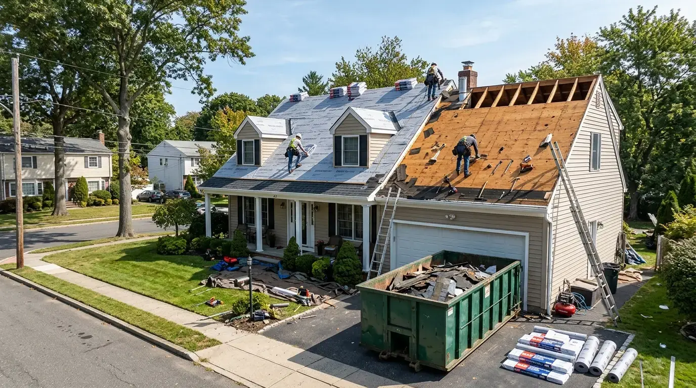 How long does a roof replacement take in New York