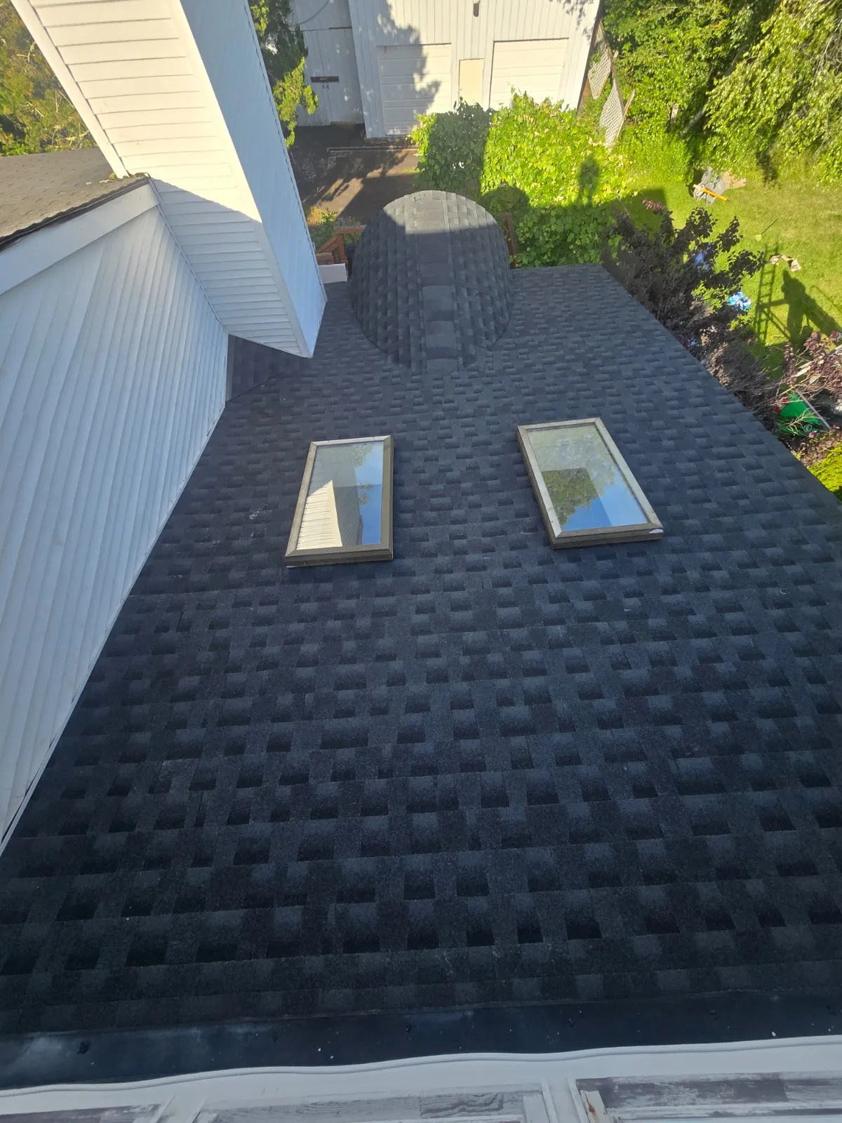 Roof before repair by Eagle Sky Solutions