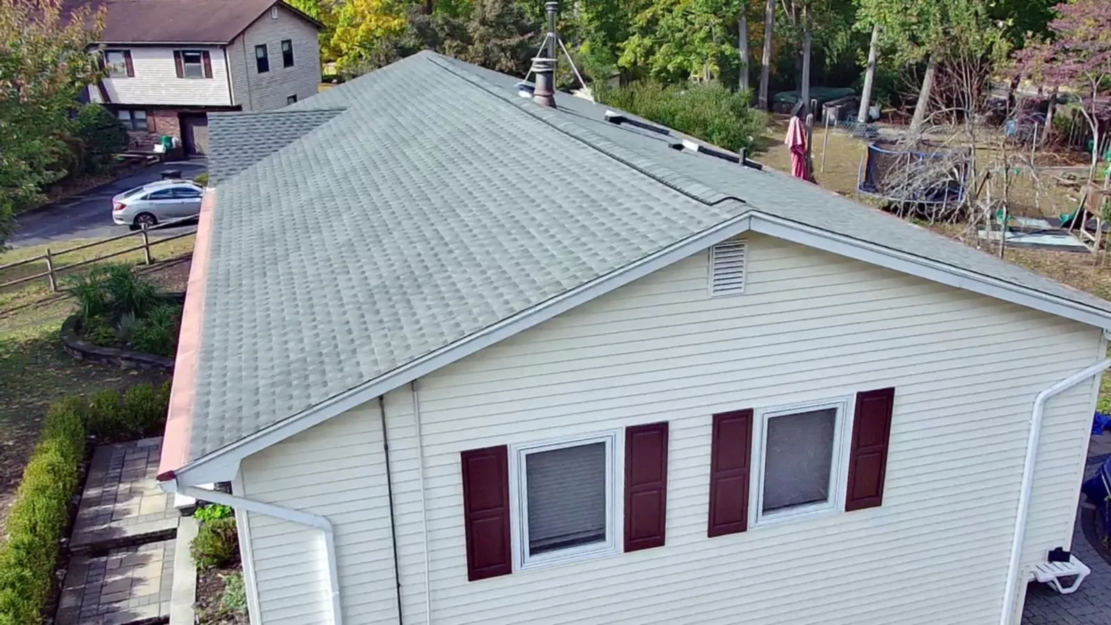 Roof before replacement by Eagle Sky Solutions