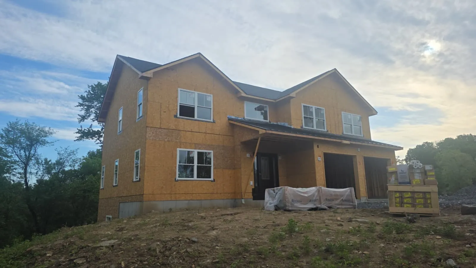 Siding after repair by Eagle Sky Solutions