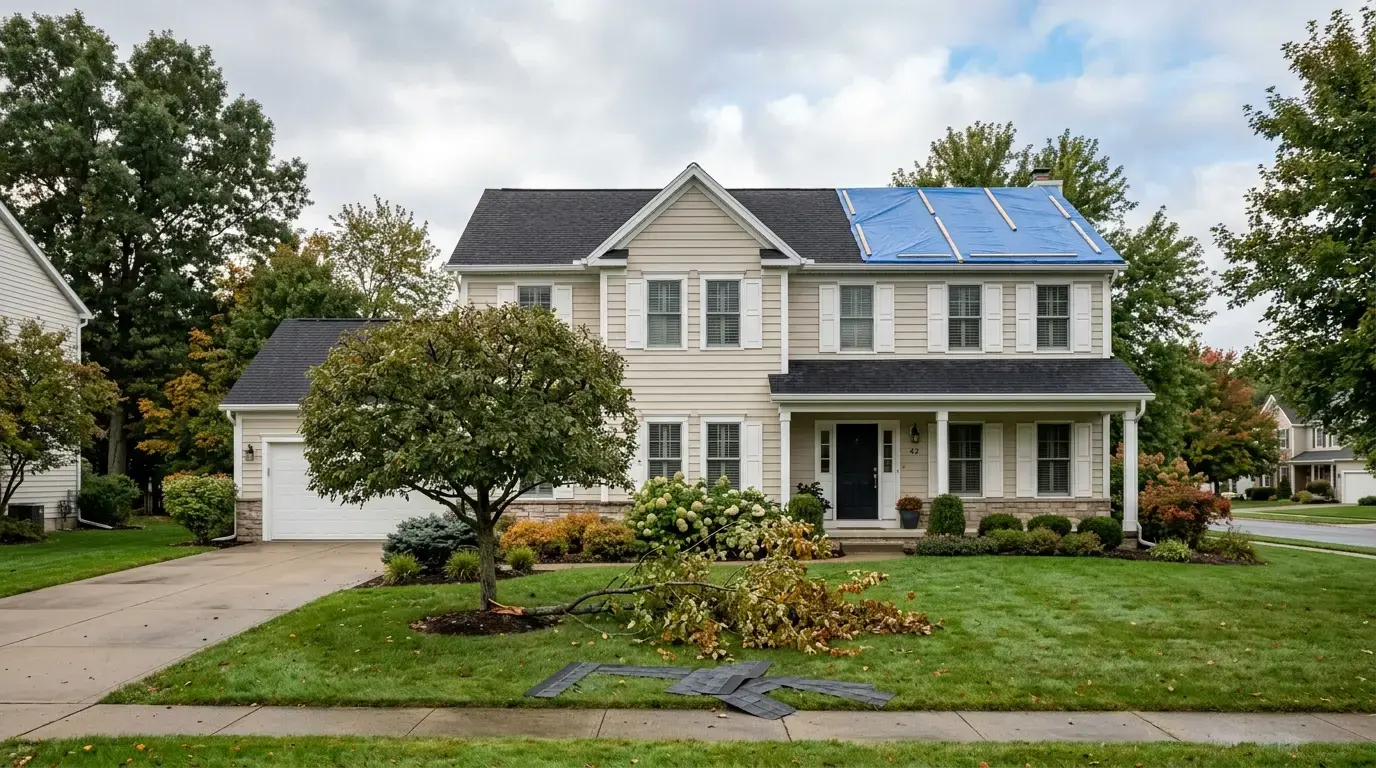 Storm damage to your roof what to do in the first 48 hours