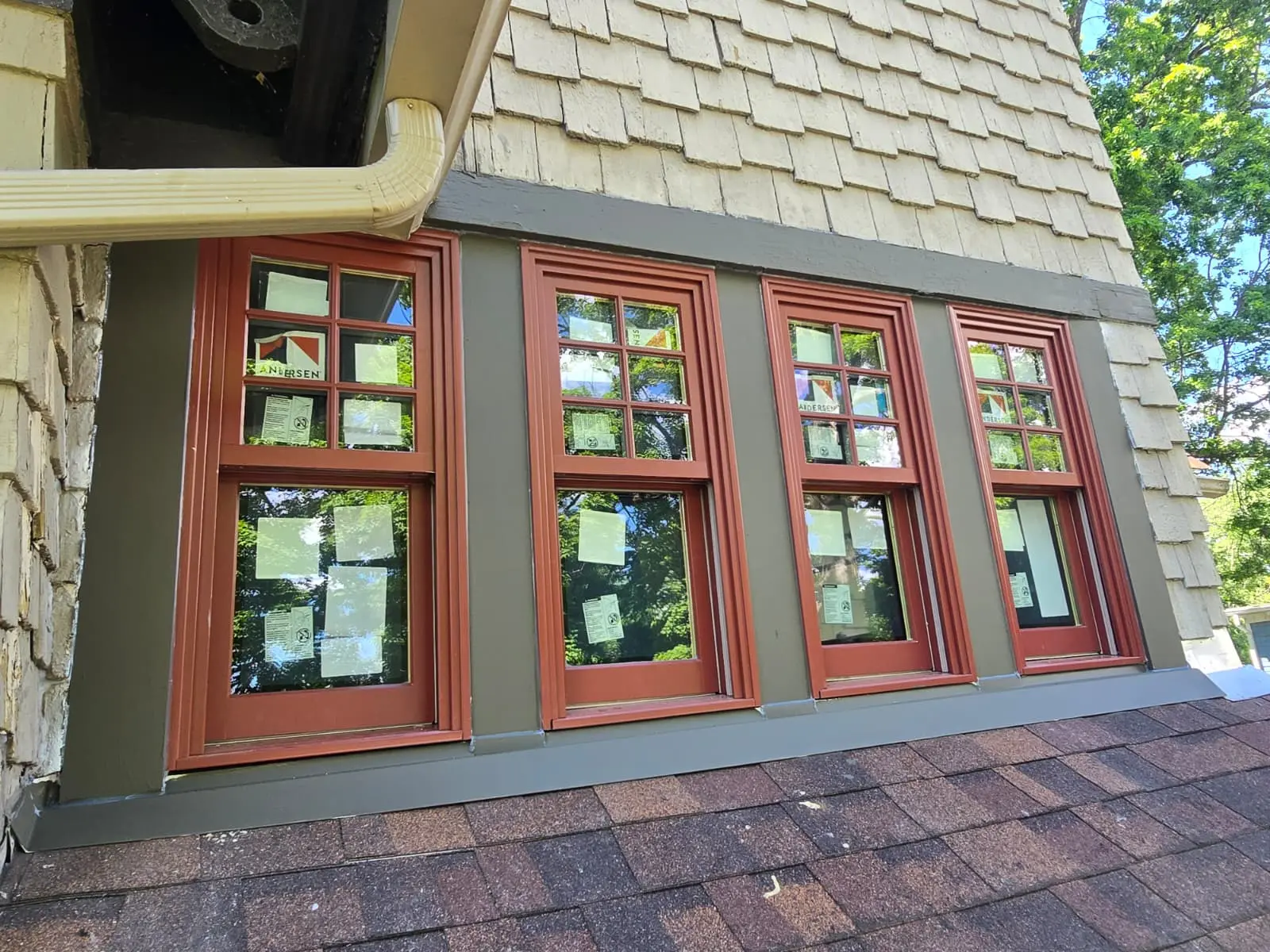 Windows before replacement by Eagle Sky Solutions